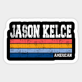 Jason Kelce // Retro Style Sticker